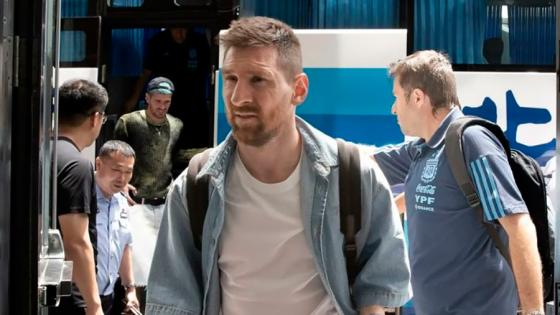El mal momento de Messi en China con las autoridades de migración El mal momento de Messi en China con las autoridades de migración