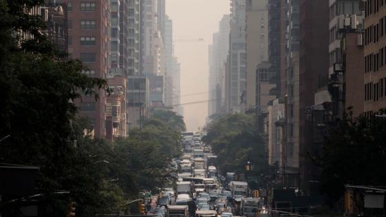 New York: las impactantes imágenes de la ciudad cubierta de humo