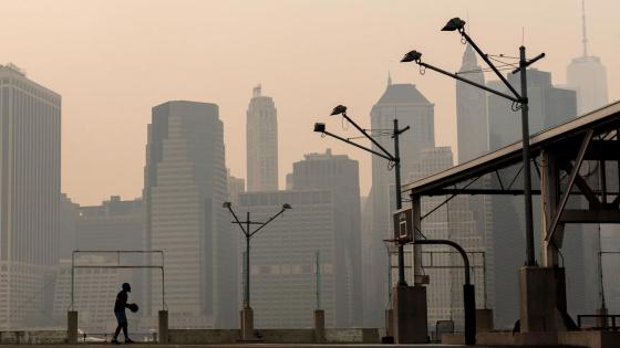 New York: las impactantes imágenes de la ciudad cubierta de humo