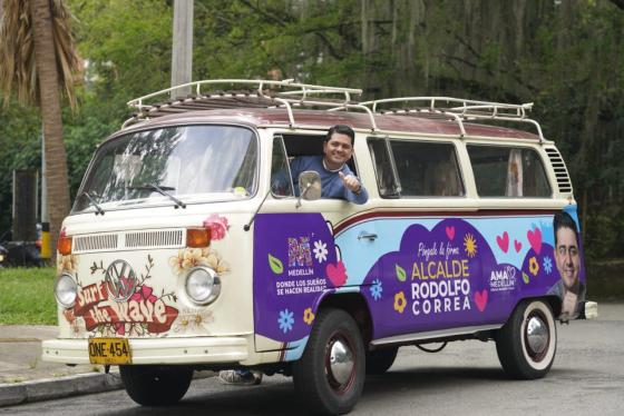 Rodolfo Correa furgoneta 