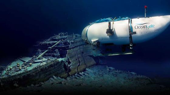 Restos humanos Titán Titán Submarino