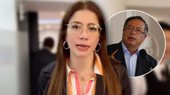 Catherine Juvinao se despachó contra Petro y lo llamó a bajar tensiones