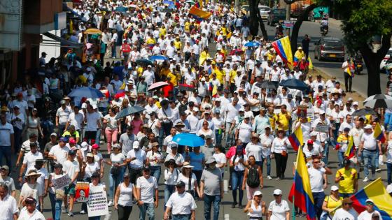 Imágenes de la jornada de movilización Marchas 20 de junio