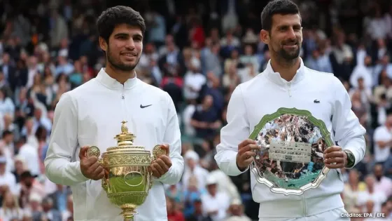 Carlos Alcaraz se quedó con el trofeo en Wimbledon