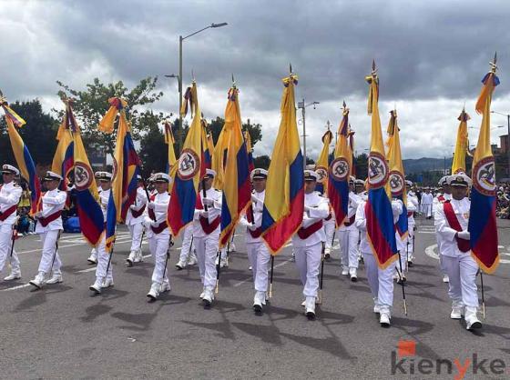 Las mejores imágenes del desfile del 20 de julio en Bogotá