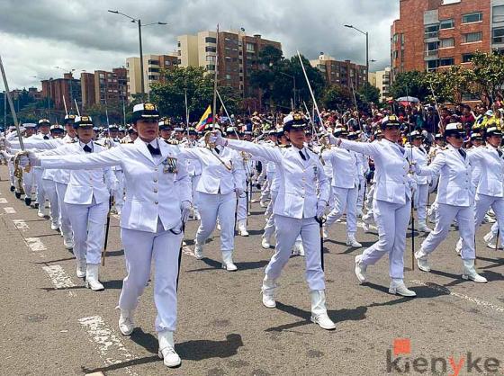 Las mejores imágenes del desfile del 20 de julio en Bogotá
