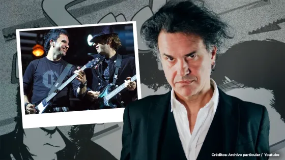 Richard Coleman y Gustavo Cerati Richard Coleman y Gustavo Cerati