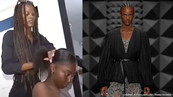 De hacer trenzas en Tumaco a modelar para Louis Vuitton: la historia de Valentina Castro De hacer trenzas en Tumaco a modelar para Louis Vuitton: la historia de Valentina Castro