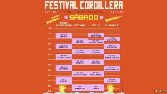 Festival Cordillera 23 de septiembre Festival Cordillera 23 de septiembre