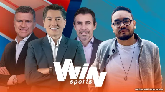 Win: Periodista recibe burlas por parte de colegas Win: Periodista recibe burlas por parte de colegas