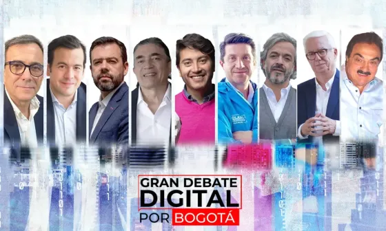  Los candidatos que estarán presentes en el Gran Debate Digital por Bogotá