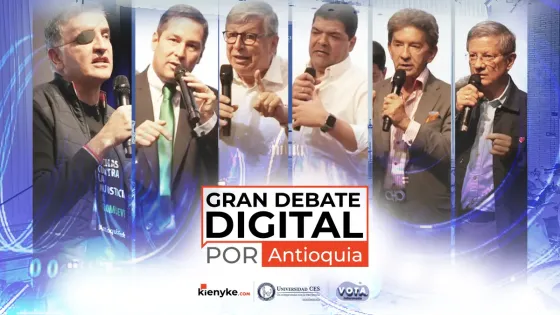 Lo que dejó el Gran debate digital por la Gobernación de Antioquia
