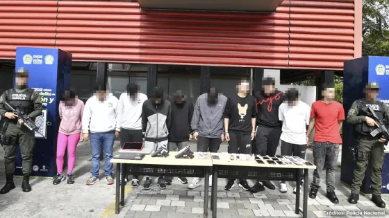 Desmantelan banda dedicada a secuestros y hurtos a extranjeros en Medellín 10 capturados por secuestro y hurto a extranjeros en Medellín