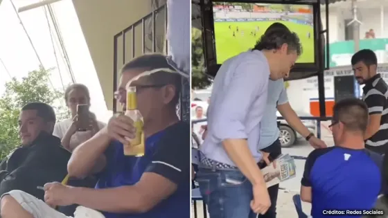 Hombre derramó cerveza sobre Daniel Quintero y este lo confrontó