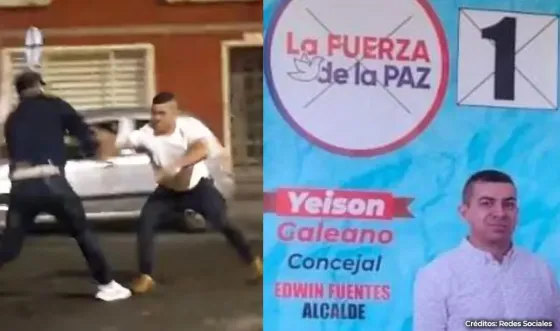 Video: Candidato al concejo de Chía protagonizó riña callejera con cuchillo Video: Candidato al concejo de Chía protagonizó riña callejera con cuchillo