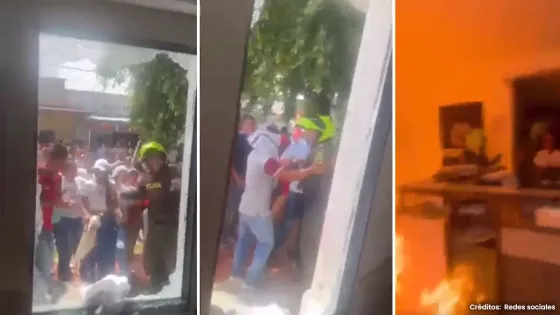 Vandalizan y queman sede de la Registraduría en Gamarra, Cesar Vandalizan y queman sede de la Registraduría en Gamarra, Cesar
