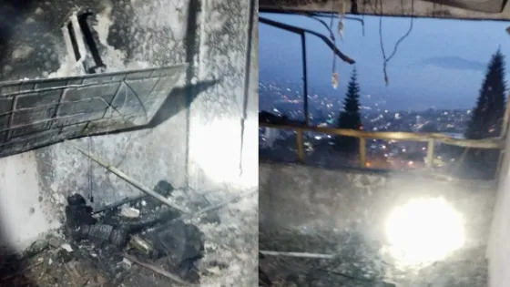 Tres heridos dejó el incendio por corto circuito en arbolito de Navidad en Medellín