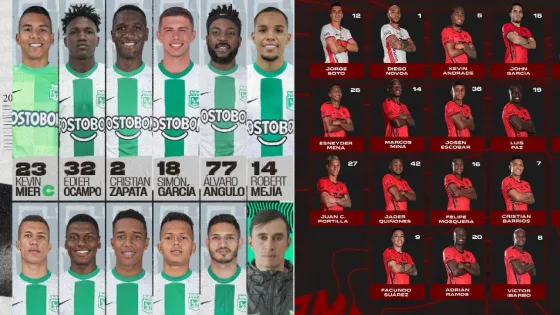 Atlético Nacional y América de Cali se disputan su futuro en la tercera fecha