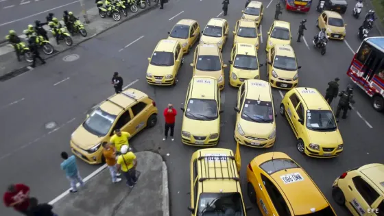 ¿Cómo será la jornada de paro de taxistas en Bogotá?