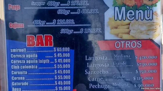 Menú Menú