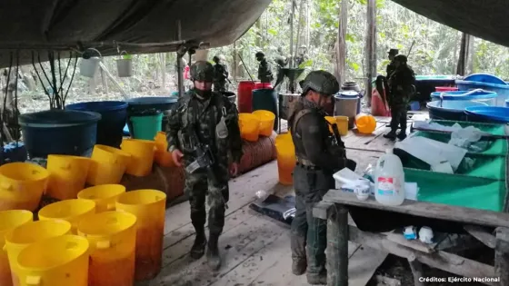 Laboratorio de cocaína