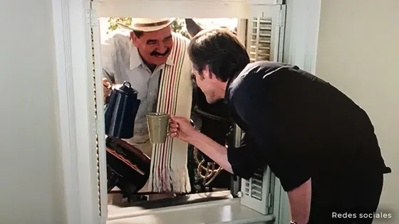 La emblemática aparición de Juan Valdez en Todopoderoso La emblemática aparición de Juan Valdez en Todopoderoso