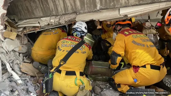 Los estragos del terremoto en Taiwán