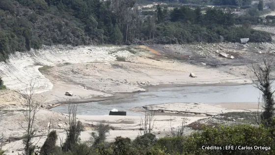 Así lucen los embalses que abastecen de agua a Bogotá Así lucen los embalses que abastecen de agua a Bogotá