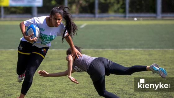 La niña que pasó de las calles de Medellín a las canchas de Rugby