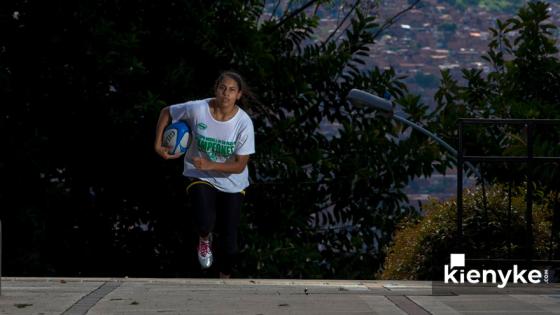 La niña que pasó de las calles de Medellín a las canchas de Rugby