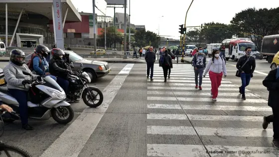 Multas para peatones en Colombia. Multas para peatones en Colombia.