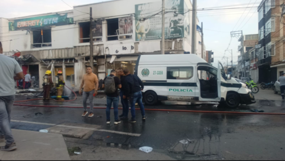 Ataque a estación de Policía y población civil en Jamundí Ataque a estación de Policía y población civil en Jamundí