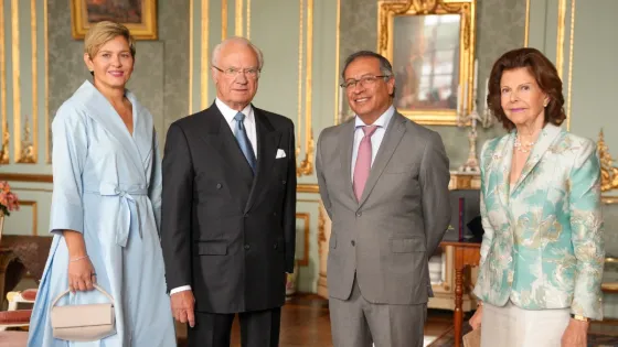 Presidente Petro y Verónica Alcocer almorzaron con los reyes de Suecia Presidente Petro y Verónica Alcocer almorzaron con los reyes de Suecia