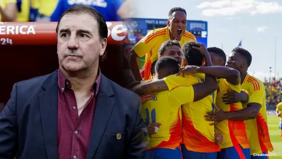 Néstor Lorenzo con la Selección Colombia Néstor Lorenzo con la Selección Colombia