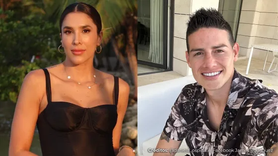 Daniela Ospina y James Rodríguez Daniela Ospina y James Rodríguez