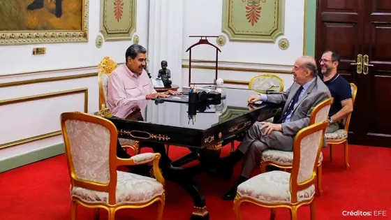 Reunión Maduro con Álvaro Leyva Reunión Maduro con Álvaro Leyva