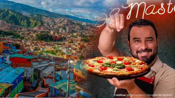 Los restaurantes del Pizza Master en Medellín.