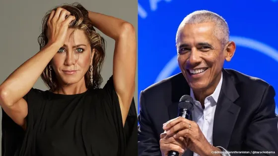 Jennifer Aniston y Barack Obama Jennifer Aniston y Barack Obama