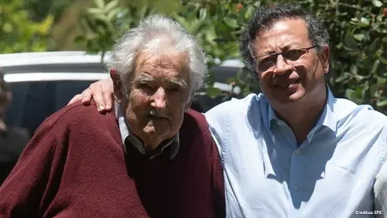Pepe Mujica y Gustavo Petro Pepe Mujica y Gustavo Petro