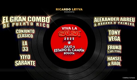 'Viva la Salsa 2025' confirma su cartel estelar 'Viva la Salsa 2025' confirma su cartel estelar