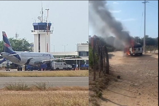 Acusan a dos implicados en el robo a carro de valores en aeropuerto de Riohacha