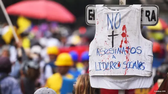 Amnistía Internacional alerta sobre asesinatos a líderes sociales