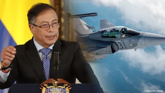 Petro anuncia la compra de aviones de guerra suecos Petro anuncia la compra de aviones de guerra suecos