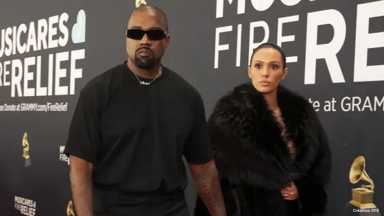 Kanye West y su pareja Kanye West
