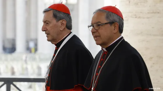 Cardenales piden oración a horas antes del cónclave Cardenales piden oración a horas antes del cónclave
