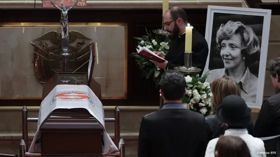 Colombia despide con honores a Nydia Quintero, abuela de Miguel Uribe
