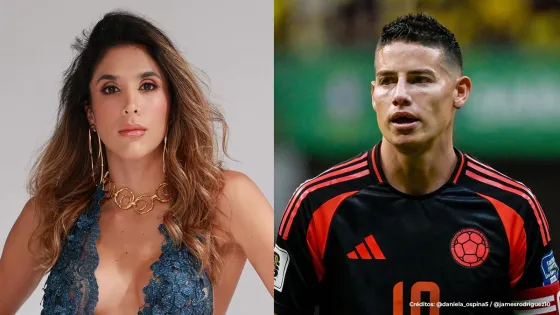 Daniela Ospina y James Rodríguez Daniela Ospina