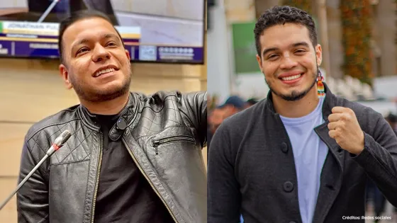 Jota Pe Hernandéz y el activista Hernán Muriel Jota Pe Hernandéz y el activista Hernán Muriel