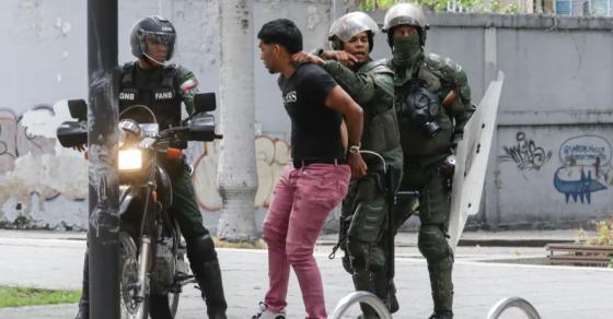 Captura en Venezuela.