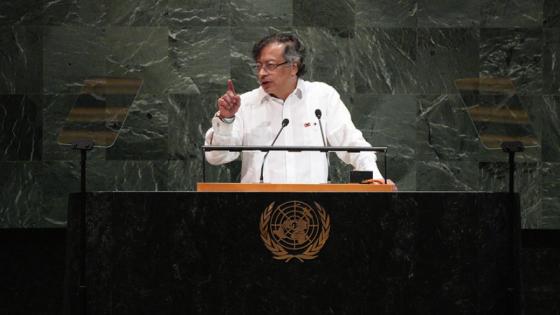 Presidente Gustavo Petro en la ONU.